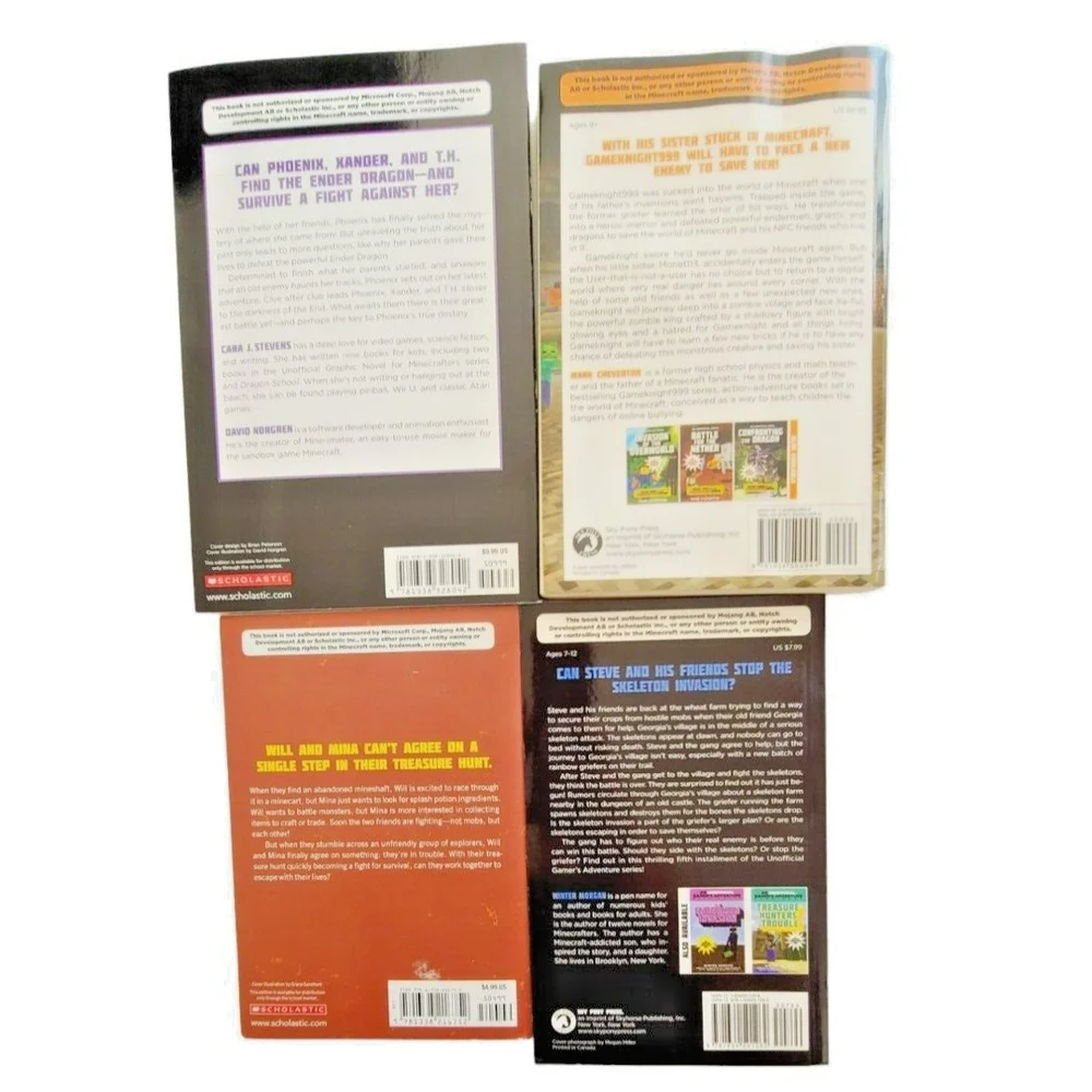 An Unofficial Graphic Novel‎ For Minecrafter Book Lot